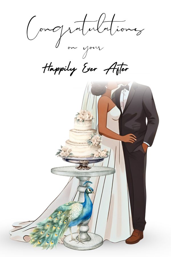 Happily Ever After wedding card